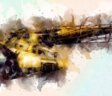 Uçaksavar füze tankı retro vintage