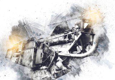 Uçaksavar füze tankı retro vintage