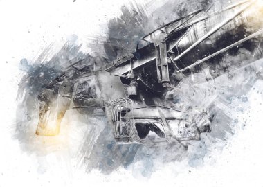 Uçaksavar füze tankı retro vintage