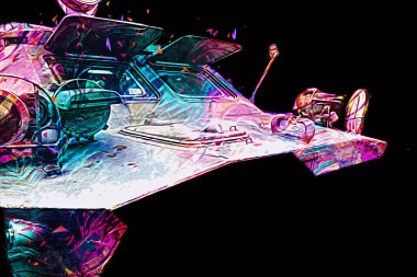 Bir amfibi piyade savaş tankı.