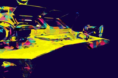 Bir amfibi piyade savaş tankı.