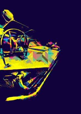 Bir amfibi piyade savaş tankı.