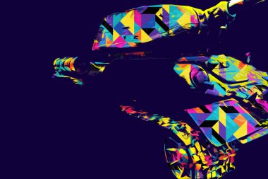 Vintage tank izole çizim sanat illüstrasyonu