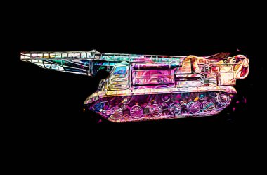 Uçaksavar füze tankı retro vintage