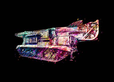 Uçaksavar füze tankı retro vintage