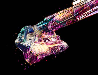 Uçaksavar füze tankı retro vintage