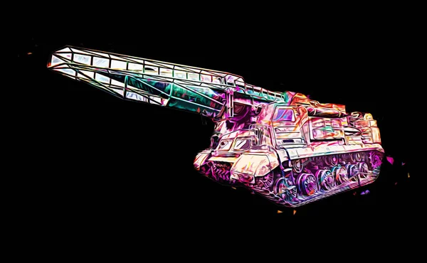 Uçaksavar füze tankı retro vintage