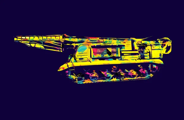 Ретро Винтажный Танк Зенитной Ракеты — стоковое фото