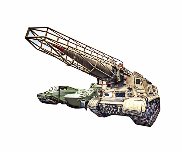 Aircraft Missile System Tank Retro Vintage — Stock fotografie