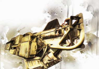 Uçaksavar füze tankı retro vintage