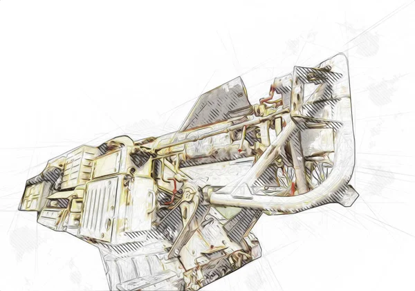 Uçaksavar füze tankı retro vintage