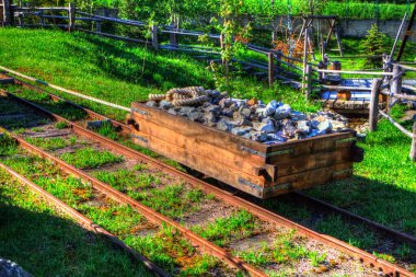 Gümüş, altın, bakır madeni, ortaçağ tarihi sanat illüstrasyonu antika eskiz.