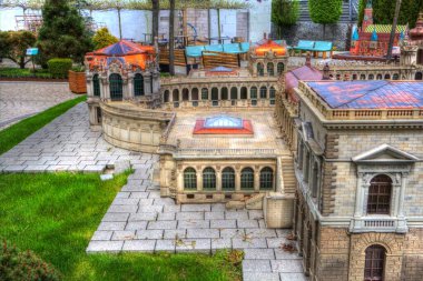 Zwinger Sarayı, sanat galerisi ve müzesi Dresden, Almanya 'da, sanat illüstrasyonu antika eskiz