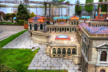 Zwinger Sarayı, sanat galerisi ve müzesi Dresden, Almanya 'da, sanat illüstrasyonu antika eskiz