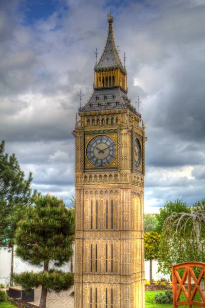 London Big Ben Art Photo Illustration Fun Design Vintage Retro — Stock Photo, Image