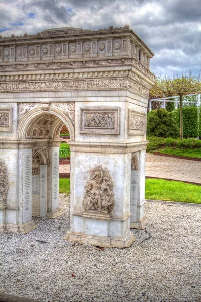 Arc Triomphe Carrousel Arco Triunfal París Situado Place Carrousel Paisaje — Foto de Stock