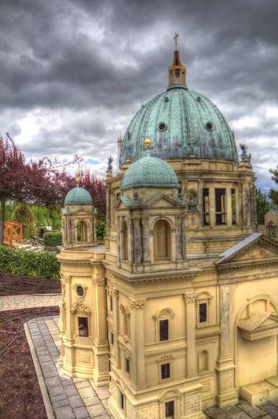 Berliner Dom Berlijn Deutschland Duitsland Europa Illustratie Retro Vintage Antieke — Stockfoto