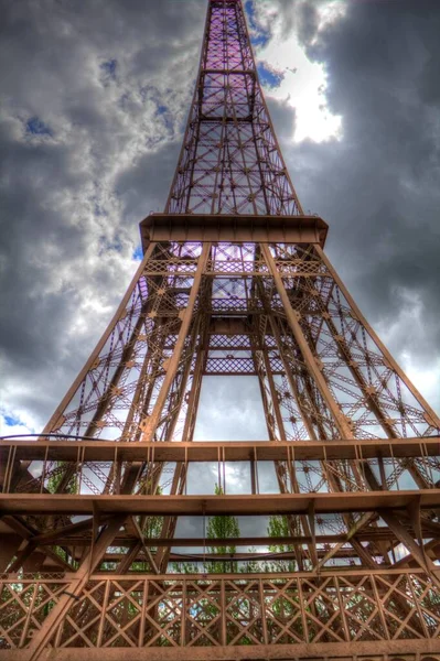 Парижский Арт Дизайн Правообладатель Иллюстрации France Eiffel Tower — стоковое фото