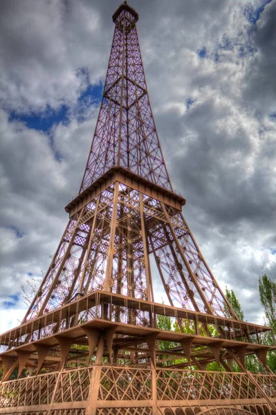 Paris Sanat Tasarımı Illüstrasyonu Fransa Eyfel Kulesi Fotoğrafçılık — Stok fotoğraf