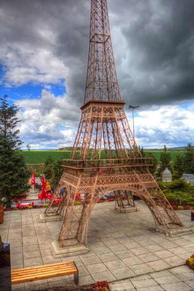 Парижский Арт Дизайн Правообладатель Иллюстрации France Eiffel Tower — стоковое фото