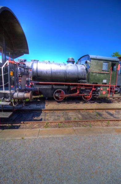 Alter Eisenbahngüterwagen Zug Kunst Illustration Zeichnung Skizze Antik Retro Jahrgang — Stockfoto