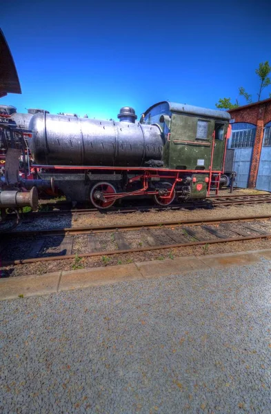 Velho Vagão Transporte Ferroviário Trem Arte Illust Puxando Esboço Antiguidade — Fotografia de Stock