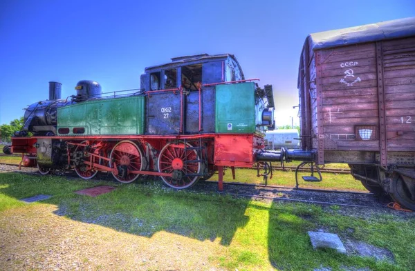 Small locomotive, steam, photography, rusty, wagon, train, art, illustration, drawing, sketch, antique, retro, vintage.