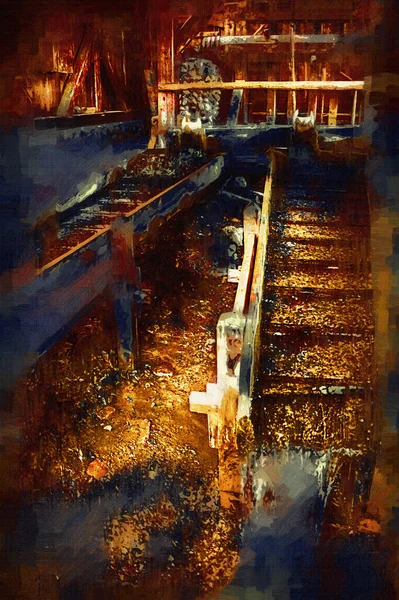 Степная Мельница Водяная Мельница Колесо Зимний Пейзаж Lueneburg Вереск Средневековая — стоковое фото
