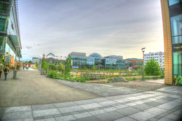 Cityscape Dresden Elbe River Augustus Bridge Dresden Saxony Germany — Stock Photo, Image