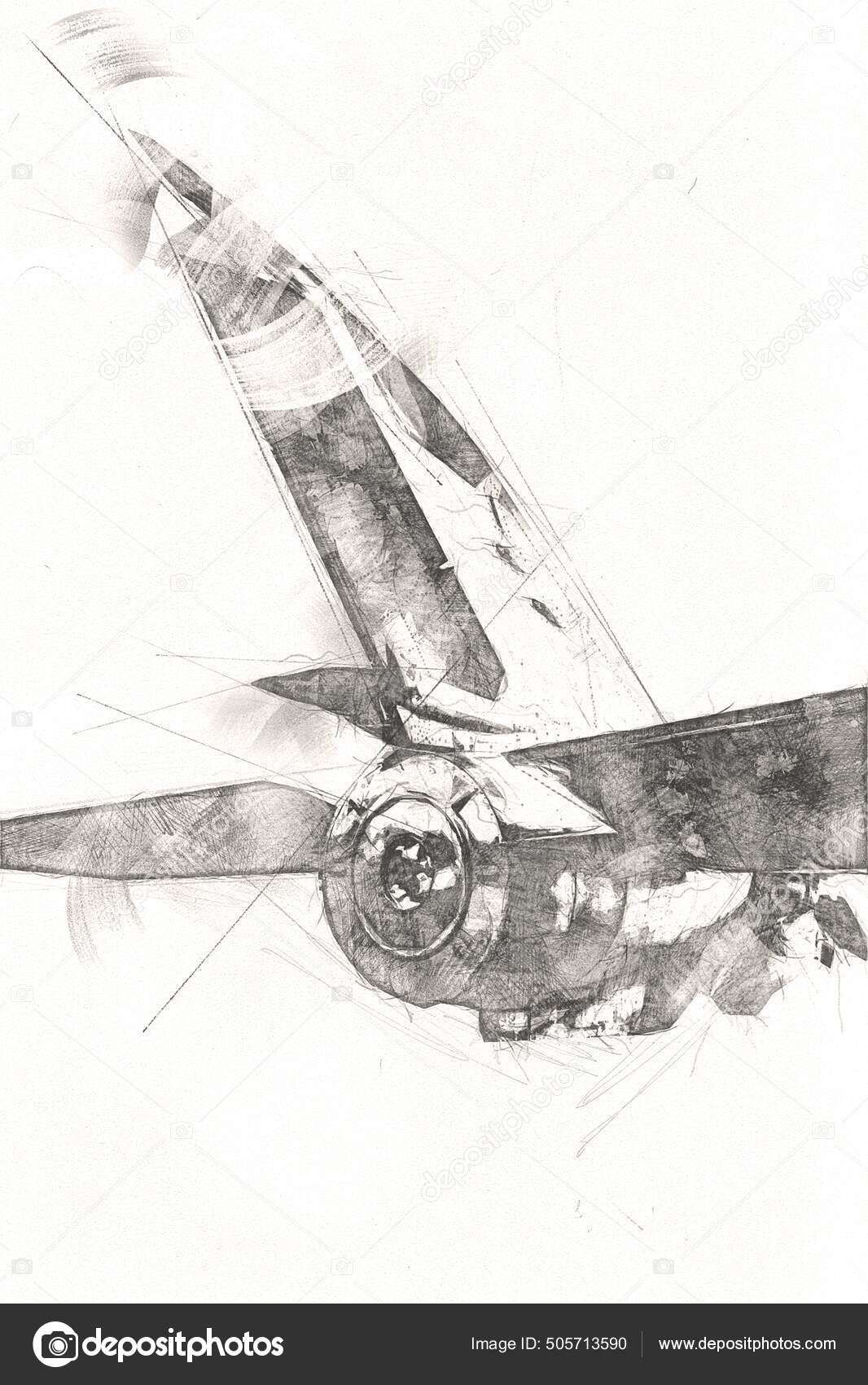 Vintage aeroplane illustration isolated on  Stock Illustration  69463137  PIXTA