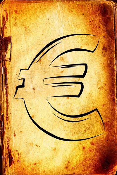Fun art sign collection - euro — Stock Photo, Image
