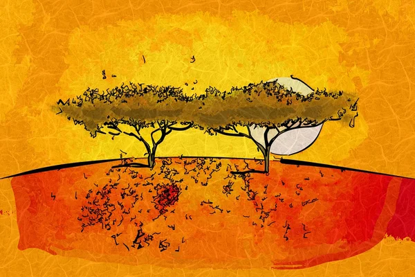 Afrika neden etnik retro vintage