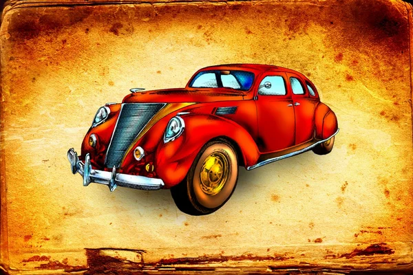 Старинный классический автомобиль ретро — стоковое фото