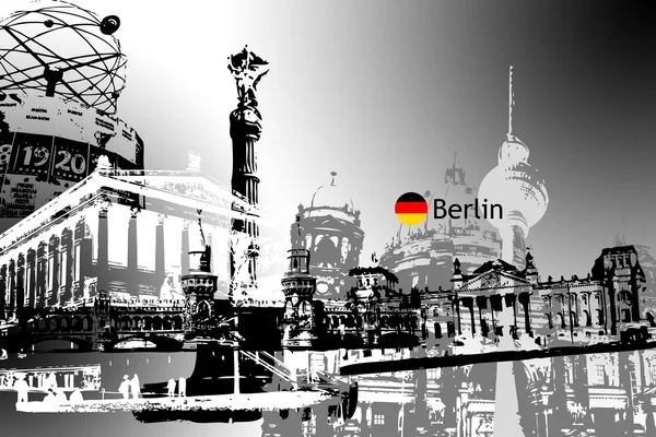 Berlin konst design illustration — Stockfoto