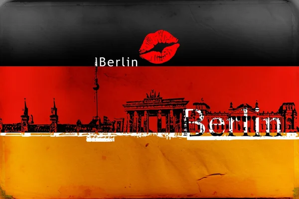 Berlin design illusztráció — Stock Fotó