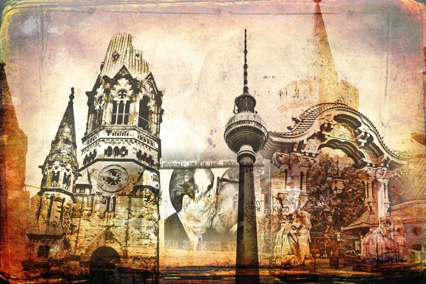 Berlin art design illustration — Stock Photo, Image