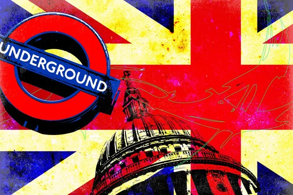 London art design illustration — Stock Photo, Image