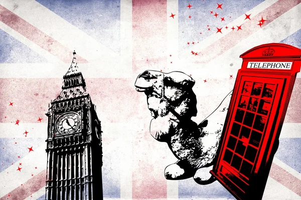 London art design illustration — Stock Photo, Image