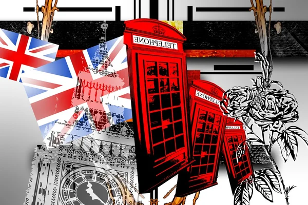 Ilustracja design Londyn — Zdjęcie stockowe