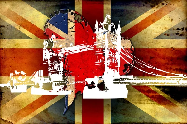 Illustrazione del design artistico di Londra — Foto Stock