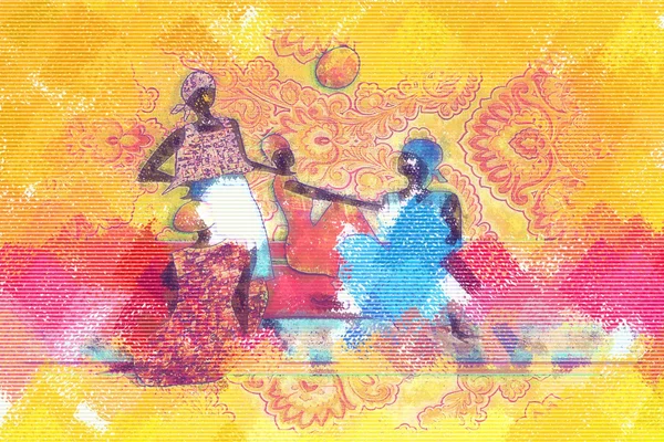 African motive art — Stock Photo, Image