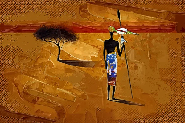 Afrika nedeni sanat — Stok fotoğraf