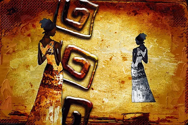 African motive art — Stock Photo, Image