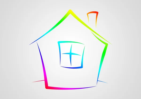 House art illustration — Stock Photo, Image