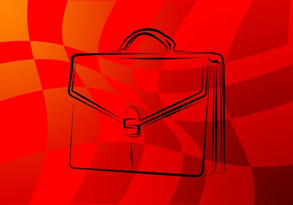 Briefcase art illustration — Stock Photo, Image