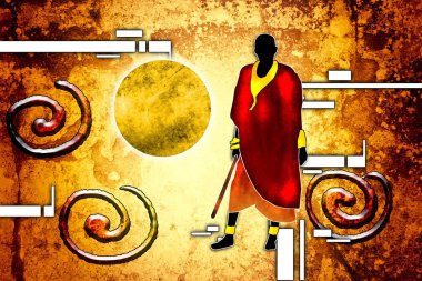 Afrika retro vintage tarzı