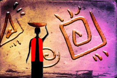 Afrika retro vintage tarzı