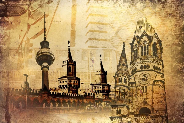 Berlin art design illustration — Stock Photo, Image