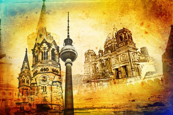 Berlin art design illustration — Stock Photo, Image