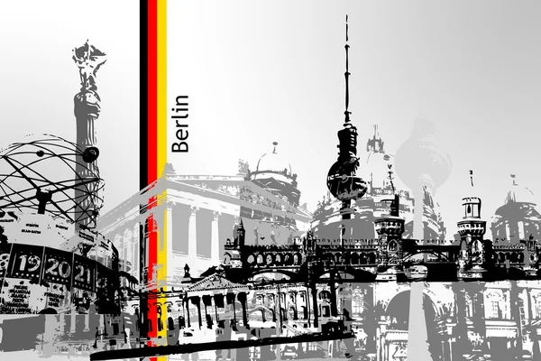 Berlin art design illustration — Stock Photo, Image